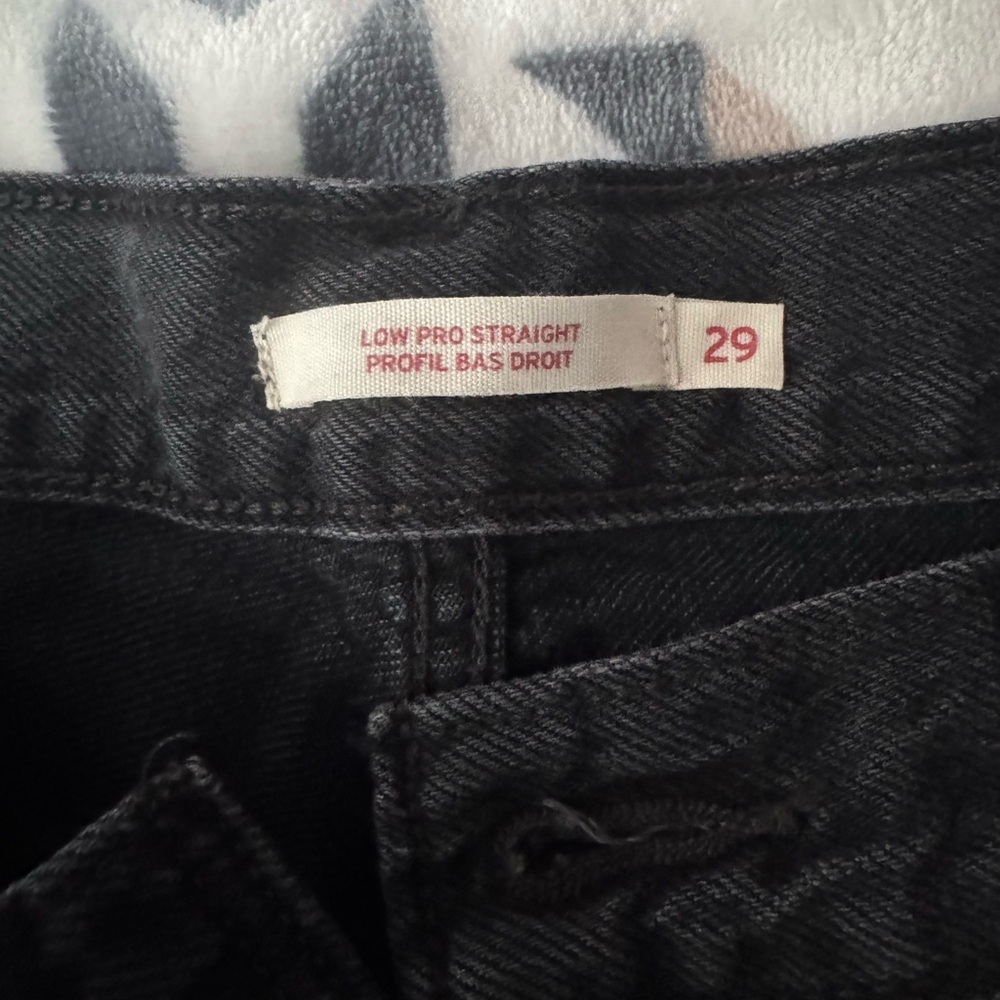 Men's Black Levi Jeans - Picture 4 of 4